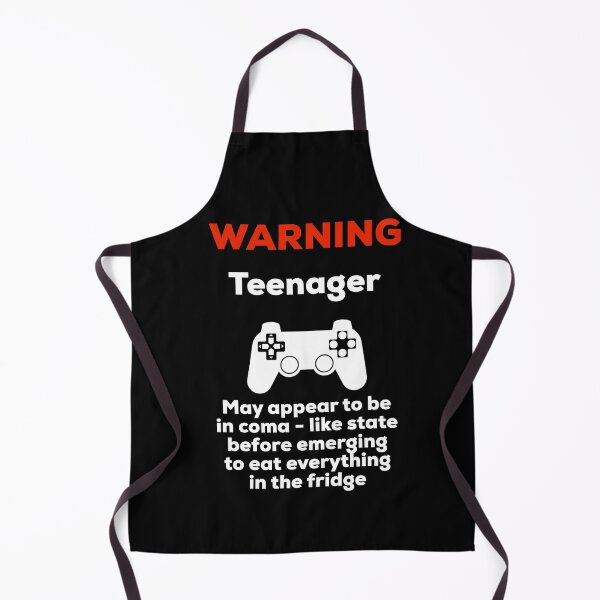 Item preview, Warning Teenager - Video Games and Food designed and sold by UncleStuScience.