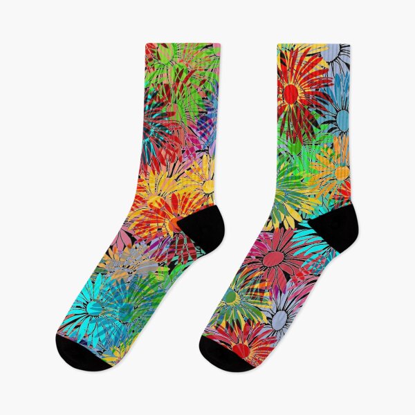 Item preview, Rainbow Daisy Colorful Pattern 3 designed and sold by Timeforplay.