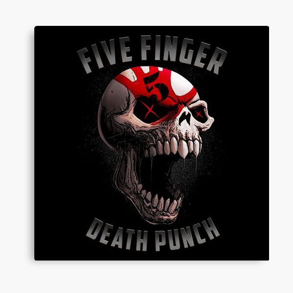 Ready To Hang Grunge Art Box Canvas: Five Finger Death Punch Various Sizes