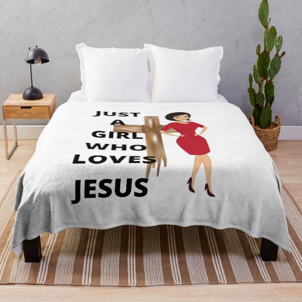 Item preview, Just A Girl Who Loves Jesus designed and sold by kindryb.