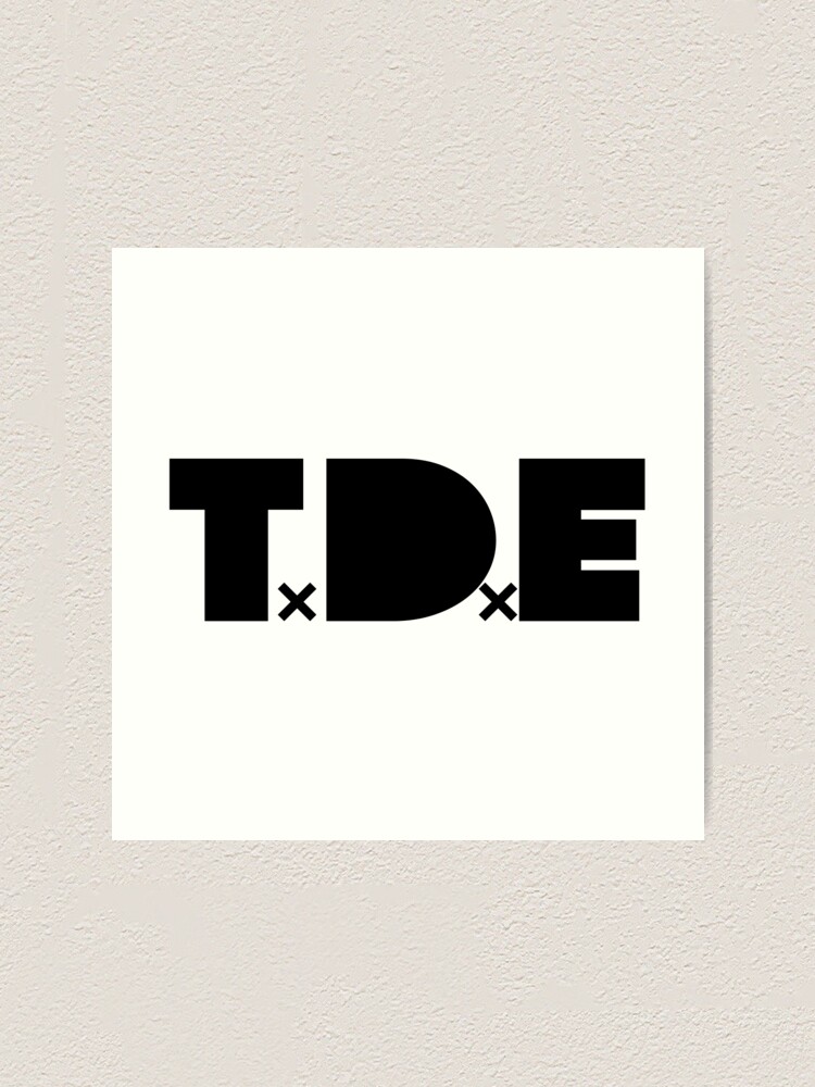 Tde Logo Art Print By Justboolin Redbubble