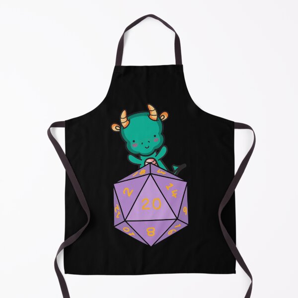 Item preview, Cute Dragon Cartoon with D20 Dice designed and sold by DatDragonShop.