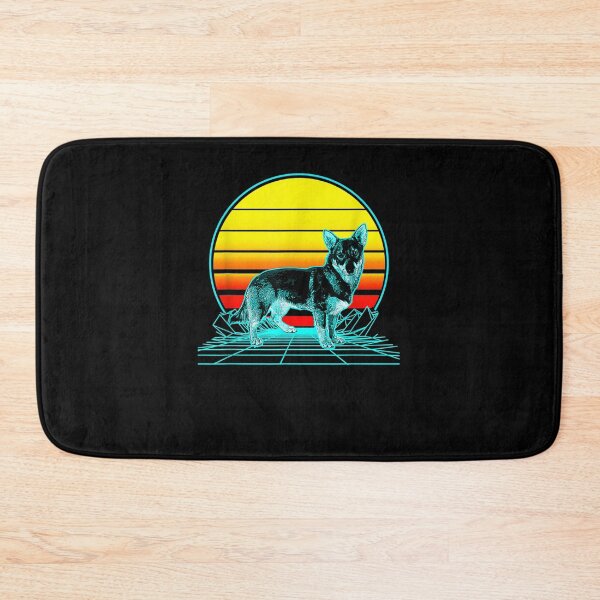 Item preview, Retro Vintage Sunset Swedish Vallhund designed and sold by shirleyfinley.