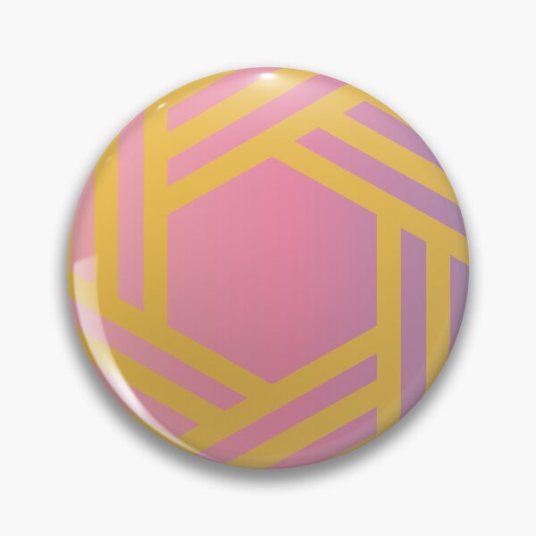Item preview, Gradient - hexagon in gold designed and sold by afrapaints.