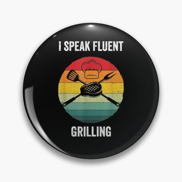 Item preview, I Speak Fluent Grilling Vintage Bbq Grill Barbecue Gift designed and sold by shirleyfinley.