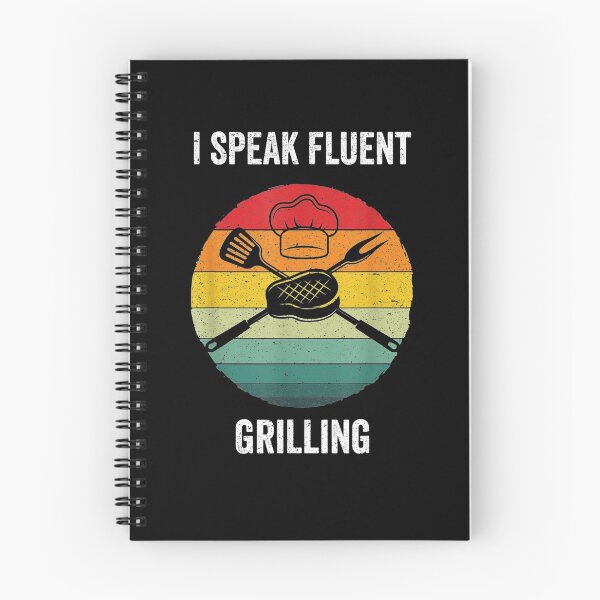 Item preview, I Speak Fluent Grilling Vintage Bbq Grill Barbecue Gift designed and sold by shirleyfinley.