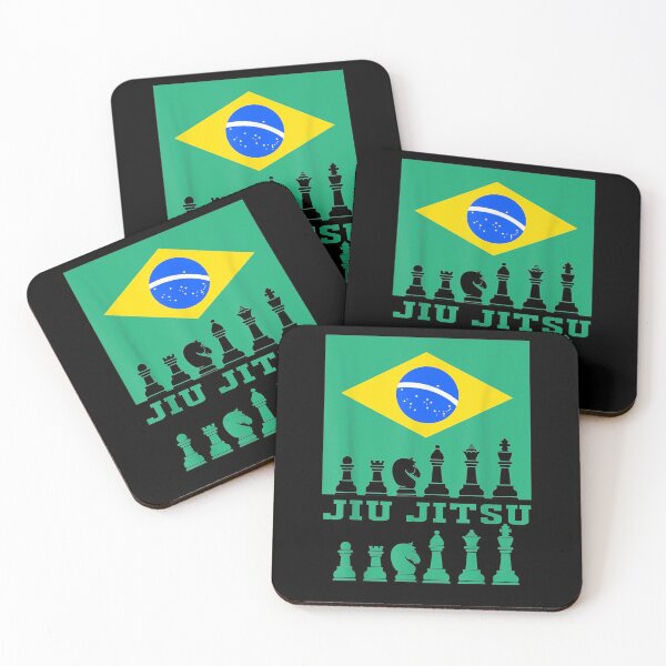Artikelvorschau, Brasilianische Jiu-Jitsu-Flagge. Jiu-Jitsu-Schach entworfen und verkauft von shirleyfinley.