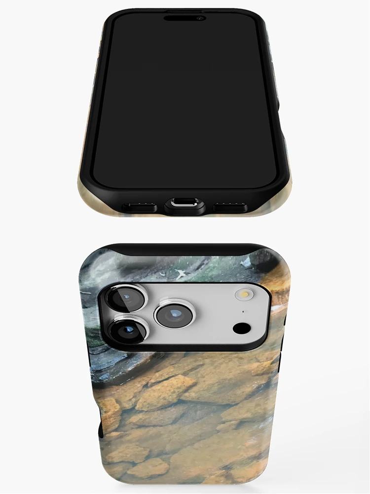 Thumbnail 3 of 4, iPhone Case, Natural Stream With Rocks designed and sold by HandsoffMyWorks.