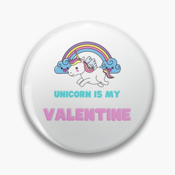 Aperçu de l'œuvre la licorne est ma valentine créée et vendue par SummerSunDesign.