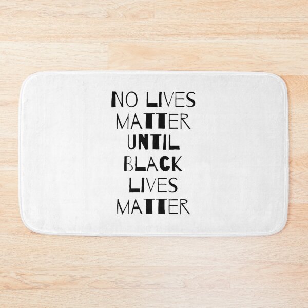 Item preview, No Lives matter until black lives matter designed and sold by gelop47.