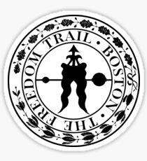 Boston: The Freedom Trail: Black Print Sticker