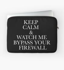 keep calm/firewall Laptop Sleeve