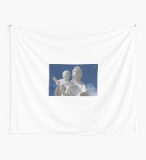 Statue of Mary and Baby Wall Tapestry