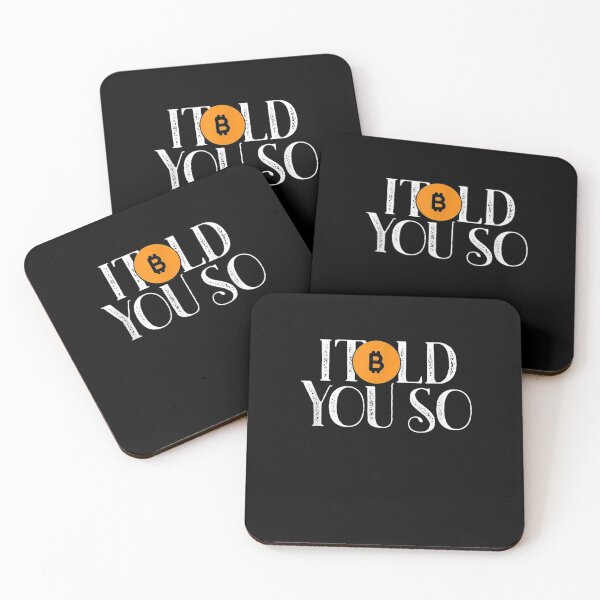 Item preview, Bitcoin I Told You So Funny Sarcastic Traders Gift designed and sold by shirleyfinley.