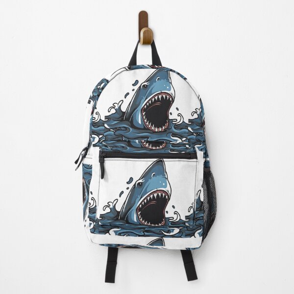 blue shark backpack
