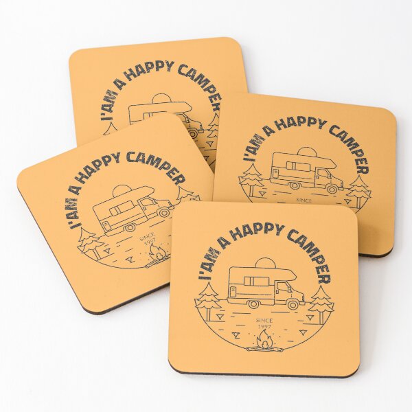 Item preview, Caravan - Happy Camper designed and sold by ManiaTeec.
