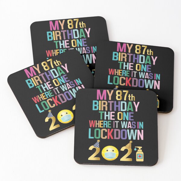 Item preview, My 87th Birthday The One Where It Was In Lockdown 2021 designed and sold by shirleyfinley.