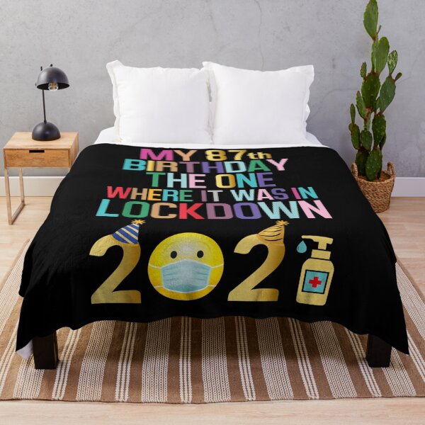 Item preview, My 87th Birthday The One Where It Was In Lockdown 2021 designed and sold by shirleyfinley.