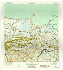 USGS TOPO Map Puerto Rico PR Bayamon 362340 1947 30000 Poster