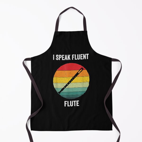 Item preview, I Speak Fluent Flute Vintage Flutes Music Gift designed and sold by shirleyfinley.