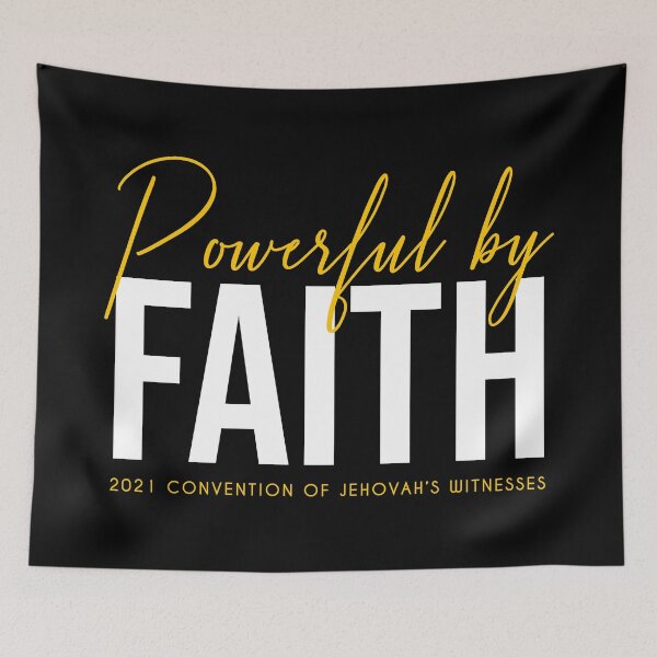 Item preview, POWERFUL BY FAITH - 2021 JW Convention designed and sold by KA DESIGNS.