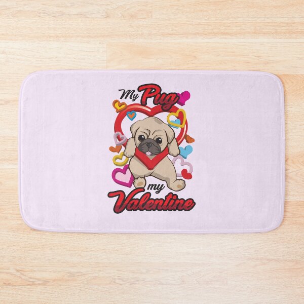 Item preview, My Pug is My Valentine 2 designed and sold by Andantino.