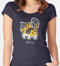 Camiseta entallada de cuello redondo Culo de datos