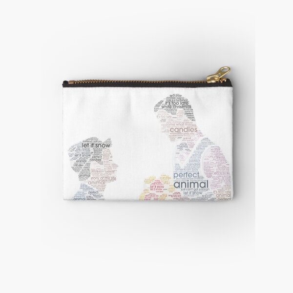 Item preview, Klaine Zig-Zag Duets Word Art designed and sold by BabyCupcakes.