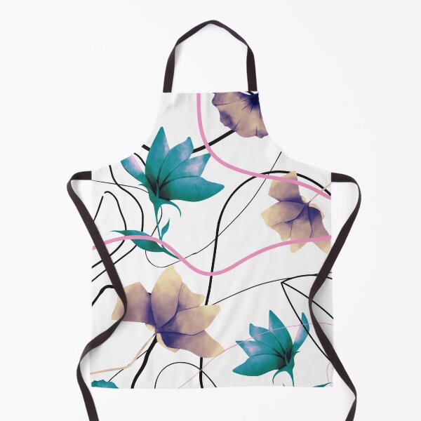 Item preview, Vintage Urban Floral Lines Graphic Trend Pattern  designed and sold by LittleIconShop.