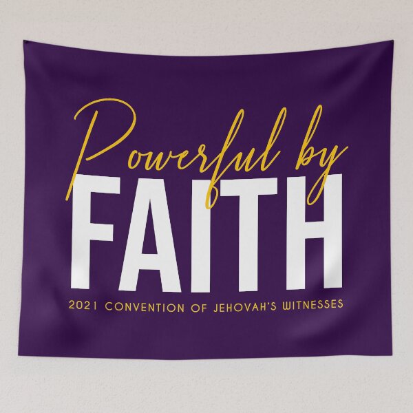 Item preview, POWERFUL BY FAITH - 2021 JW Convention designed and sold by KA DESIGNS.