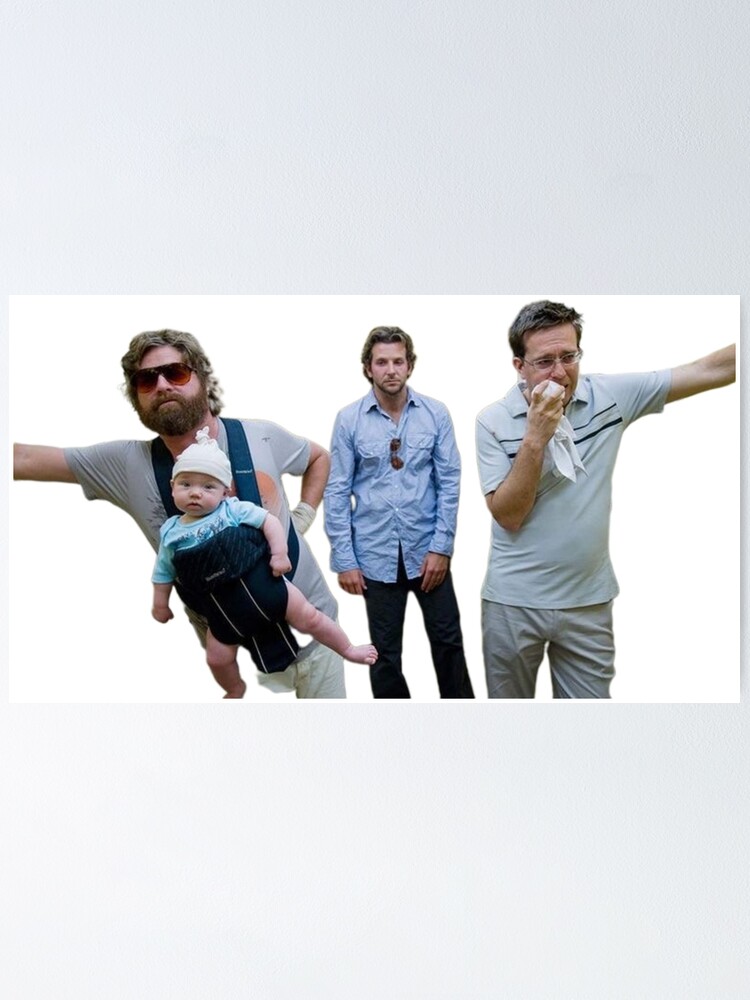 "HANGOVER ELEVATOR SCENE" Poster for Sale by kenziemerenda Redbubble