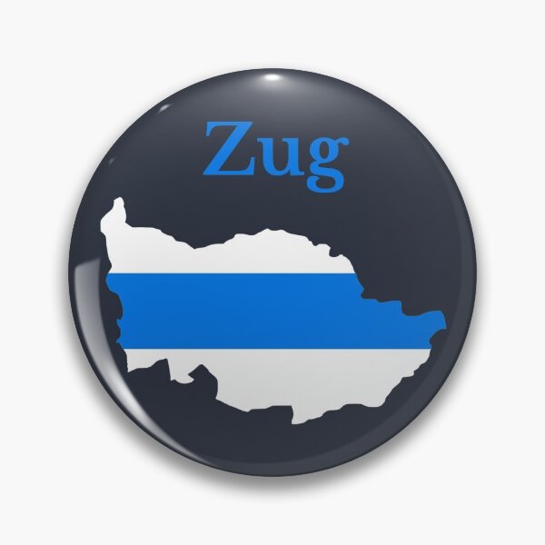 Item preview, Zug Canton Map Flag, Switzerland designed and sold by marosharaf.