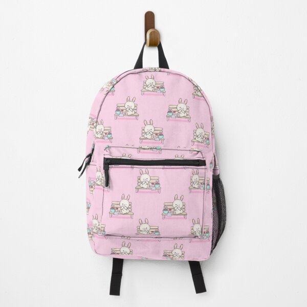 Item preview, Cute Bunny Having Lunch Seamless Pattern designed and sold by SSK Designs.