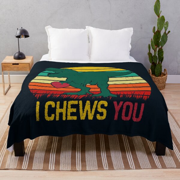Item preview, I chews you - romantic dinosaur designed and sold by SidTastic .