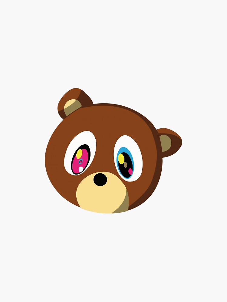 "Kanye Bear" Sticker for Sale by AndreJames1223 Redbubble
