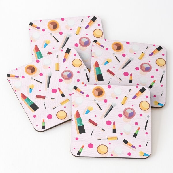 Item preview, Girly Cosmetics Beauty Products Makeup Pattern designed and sold by GeekHeadDesigns.