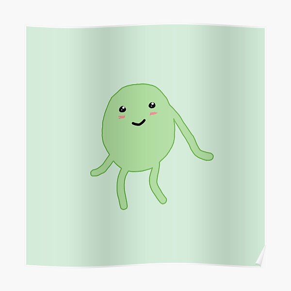 sitting fat frog Poster