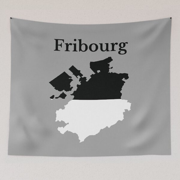 Item preview, Fribourg Canton Map Flag, Switzerland designed and sold by marosharaf.