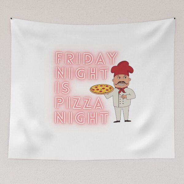 Item preview, Friday Night Is Pizza Night! designed and sold by UncleFizziwigs.