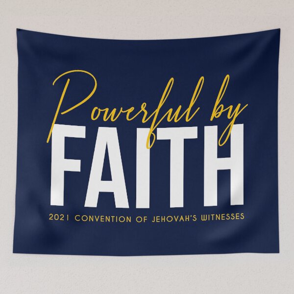 Item preview, POWERFUL BY FAITH - 2021 JW Convention designed and sold by KA DESIGNS.