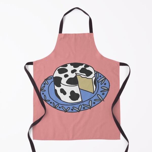 Item preview, cow print aesthetic cake in a plate designed and sold by anikasart.