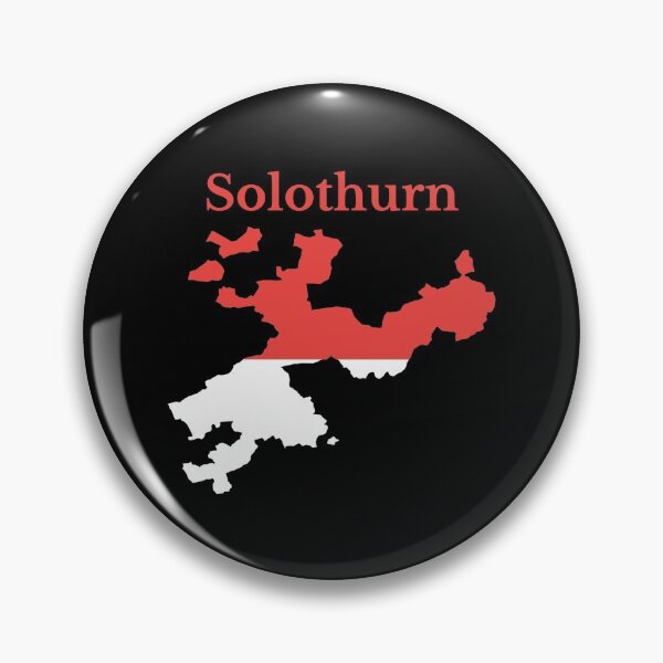 Item preview,  Solothurn Canton Map Flag, Switzerland designed and sold by marosharaf.