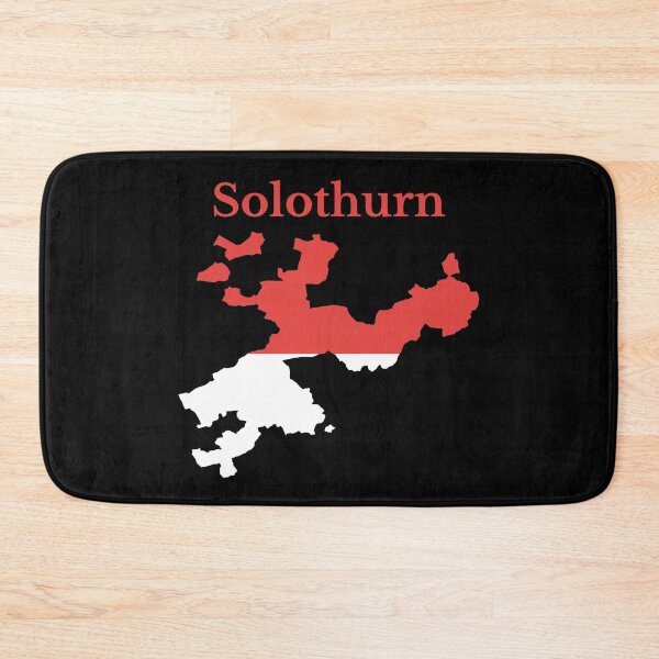 Item preview,  Solothurn Canton Map Flag, Switzerland designed and sold by marosharaf.