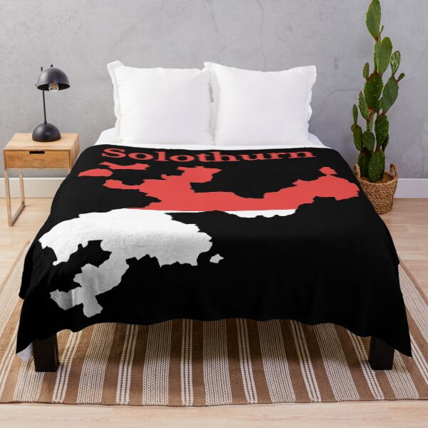 Item preview,  Solothurn Canton Map Flag, Switzerland designed and sold by marosharaf.