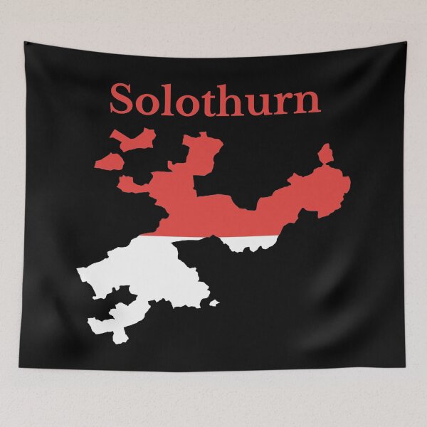Item preview,  Solothurn Canton Map Flag, Switzerland designed and sold by marosharaf.