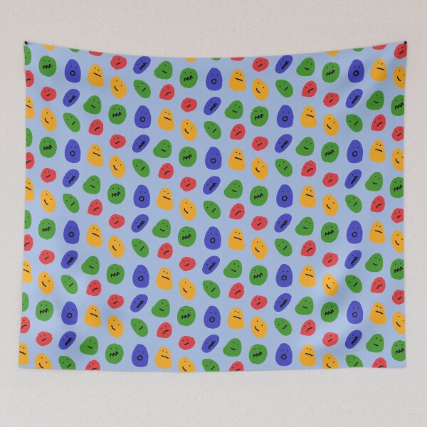 Item preview, small blob faces designed and sold by anikasart.