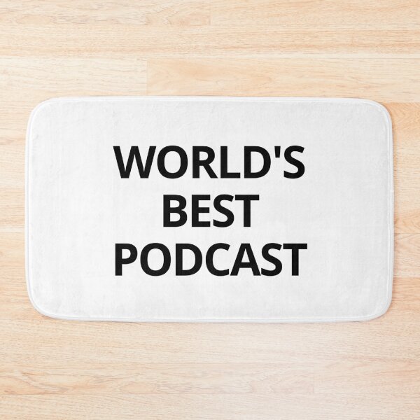 Item preview, World's Best Podcast | Funny Pop Culture designed and sold by CozyMarket.