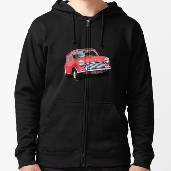 Evolution of Mini Car Cooper Works Silhouette Hoodie Hooded Top