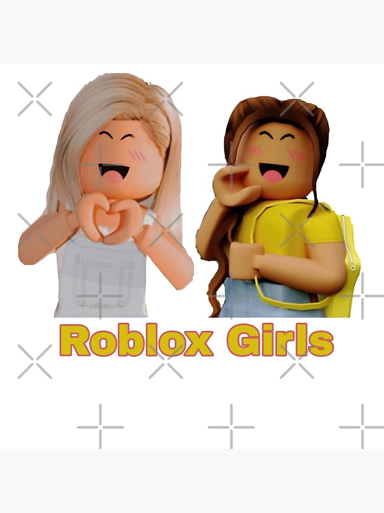Roblox Girls Character Art Board Print By Katystore Redbubble - female roblox characters images