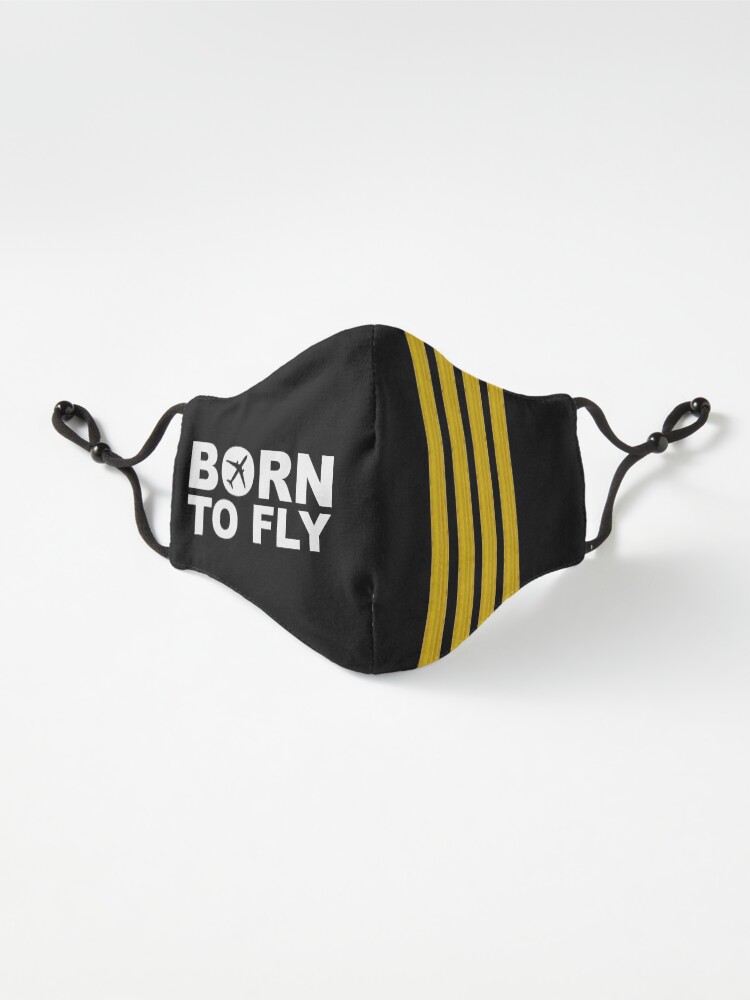 Alternative Ansicht von Geboren, um Captain Stripes zu fliegen Maske